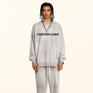 Sweat-shirt à col rond personnalisé de haute qualité, 100% coton, mode printemps, style streetwear, coupe classique, unisexe, pull décontracté - Product Image 1