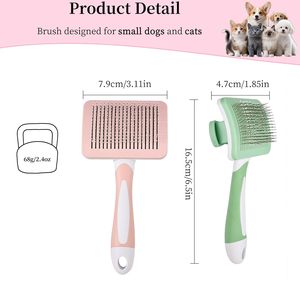 Square Stainless Steel <b>Brush</b> Combs for Cats and Dogs <b>Pets</b> Hair <b>Brushes</b> - Product Image 2