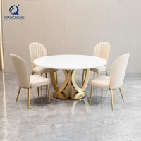 Fournitures de meubles d'hôtel commerciaux 4-5 étoiles Projet de café de restaurant personnalisé Ensemble de table à manger de luxe au design moderne et élégant