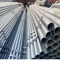 Schedule 40 Prix Diamètre 110mm 90mm 50mm Tube en acier Tuyau GI galvanisé à chaud pour serre