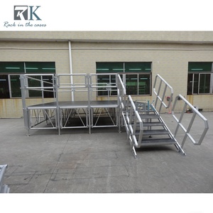 Plateforme de scène en aluminium détachable à hauteur réglable pour événements - Product Image 4