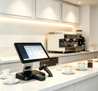 Système d'écrans tactiles pour PDV, écrans tactiles pour caisses enregistreuses de cafés, restaurants, commerces de détail