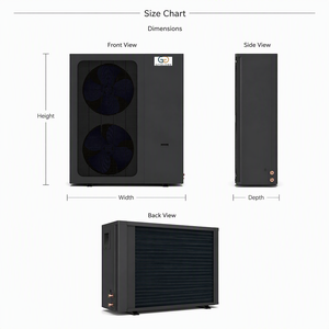 Pompe à chaleur monobloc DC Inverter R290 pour climat froid, 18,2 kW, avec contrôle WiFi, tout-en-un, pour la vente en gros - Product Image 2