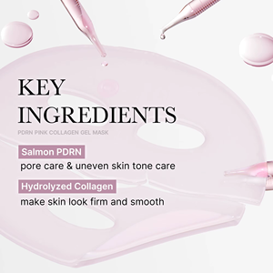<span class=keywords><strong>Masque</strong></span> en gel hydrogel au collagène rose PDRN OEM pour la peau, anti-âge, liftant, raffermissant, hydratant - Product Image 3