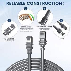 Cable Estándar OEM para Starlink Suite, 30M/100 pies, Internet Satelital V3 Gen3, 26AWG, RJ45, Cubierta de PVC, Cable para Exteriores - Product Image 5