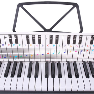 Tarjetas de Práctica de Dedilación <span class=keywords><strong>para</strong></span> Órgano Electrónico, con Diagrama de Notación Musical y Tabla de Referencia <span class=keywords><strong>para</strong></span> Teclados de <span class=keywords><strong>Piano</strong></span> de 61 y 88 Teclas, Venta al Por Mayor, PKC-0403 - Product Image 4