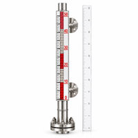 OEM UHZ-519 Pengukur Level Pelat Magnetik yang Dipasang di Samping dengan Sakelar Level Tinggi/Rendah untuk Media Suhu Tinggi dan Tekanan Tinggi.