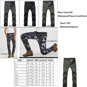 Fábrica Direta Respirável Neve Esqui Windproof Quente Soft-Shell Fleece Calças Isoladas Caminhadas Montanha Calças para homens mulheres - Product Image 3