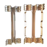 Protège-câble ESP en acier au carbone pour puits pétroliers, à usage industriel, avec raccord croisé moulé et estampé pour protection de câble en forage.