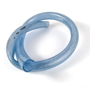 Tuyau en <span class=keywords><strong>PVC</strong></span> transparent renforcé <span class=keywords><strong>haute</strong></span> <span class=keywords><strong>pression</strong></span> 3/4'' <span class=keywords><strong>50</strong></span> pieds, tressé, flexible, robuste pour applications aquatiques - Product Image 3