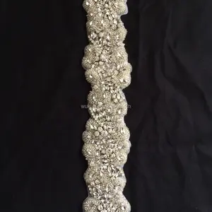 handmake new fashion beads flower crystal decorative trim