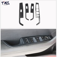 Accessoires intérieurs de voiture TMZ LHD, ensemble complet, garniture de tableau de bord en plastique noir imitation carbone pour Sonata 9ème génération