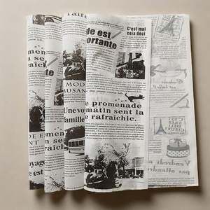 Wholesale Price Greaseproof Food Packaging <b>Paper</b> Wax Coated <b>Paper</b> Sheet in Box Packing <b>Paper</b> for Food Burger Sandwich - Product Image 2