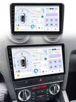 NaviFly Écran d'affichage UI 8 cœurs Car-play Android Auto DSP 4G LTE Écran partagé 1280*720 AHD Navigation GPS pour Audi A3 2003-2013