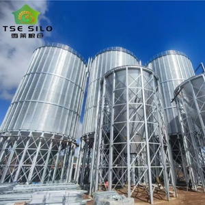 Oferta Especial: Silos de Acero Galvanizado TSE TCZK 870T con Fondo Cónico para Almacenamiento de Salvado de Arroz en Granjas Avícolas, Certificación ISO CE, Larga Duración - Product Image 6