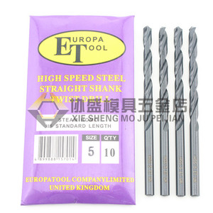 ดอกสว่านเจาะเหล็กความเร็วสูง ET ขนาด 4.6-6.5 มม. ก้านตรง - Product Image 1