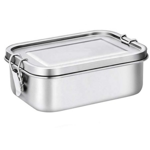 Orealmi 1400ml Large Stainless Steel Food <strong>Container</strong> with Silicone Seal and Lock Clips for Lunch Dinner <strong>Breakfast</strong> - Product Image 6
