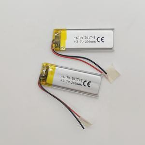 ชุดแบตเตอรี่ลิเธียมไอออนโพลิเมอร์แบบชาร์จไฟได้301745 901745 501475 401745 3.7V 200mAh - Product Image 4