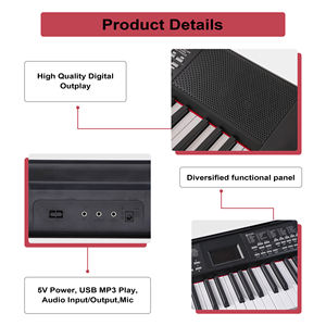 <span class=keywords><strong>Clavier</strong></span> électronique portable BD MUSIC BD-682, piano numérique, orgue électrique, 61 touches, instruments de musique - Product Image 3