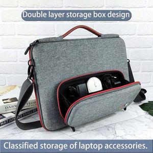 Custom Size 13 14 15 Inches EVA Laptop <b>Bag</b> Box Sleeve Briefcase Zipper Closure Protective Travel Tablet Case for Work Travel - Product Image 3