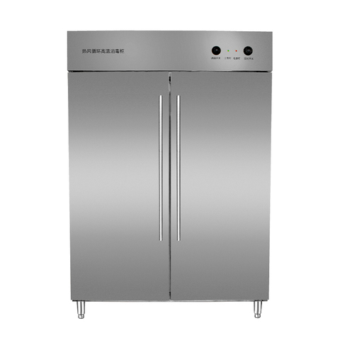 Double Door High Temperature Circulating Dish Sterilizer with Mechanical Timer for Restaurants Hotels and Canteens