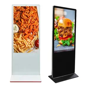 Hot Sales 32 43 55inch Indoor LCD Monitor Advertising Digital Signage Totem Player Digital Menu Boards For Restaurants