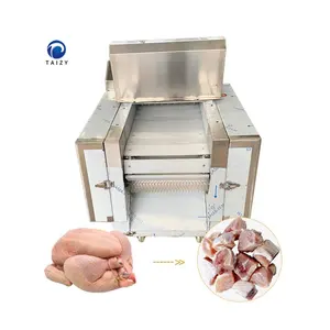 Automatische Bevroren Rundvlees Hele Kippenvlees Dicer Cutter Varkensvis Kalkoen Vlees Kubus Snijmachine Prijs