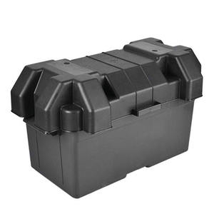 Boman PB005 Boîte de <span class=keywords><strong>batterie</strong></span> de <span class=keywords><strong>voiture</strong></span> vide en polypropylène noir durable ultra-résistant, étanche au lithium, avec sangle de <span class=keywords><strong>fixation</strong></span> BMS - Product Image 3