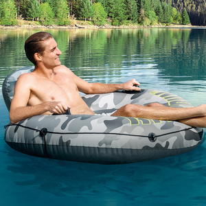 <span class=keywords><strong>Intex</strong></span>-colchoneta de tubo flotante para piscina, colchoneta inflable de camuflaje, río, correr, 1 solo agua, 56835 - Product Image 5
