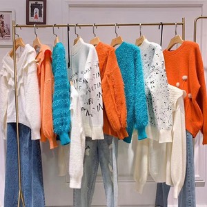 Maglione in Velluto Spesso da <span class=keywords><strong>Donna</strong></span> Autunnale, <span class=keywords><strong>Abbigliamento</strong></span> Femminile di Seconda Mano Scontato, Moda <span class=keywords><strong>Giovanile</strong></span> e Vibrante - Product Image 6