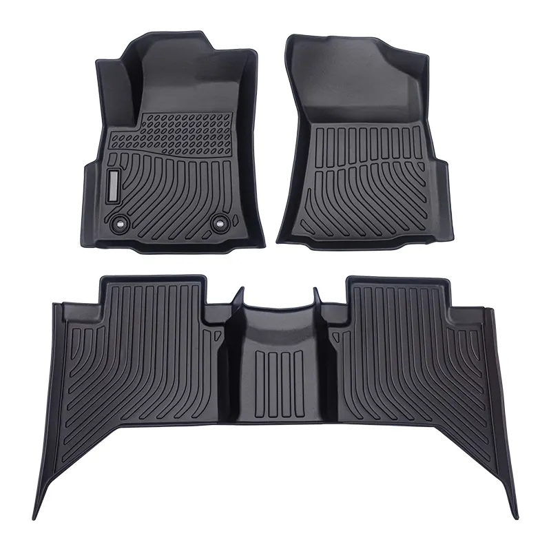 Pickup 3D TPE Car Floor Mats Floor Liner Carpet For Toyota Hilux Revo Car Mats Trunk Mats Car Interior Accessories