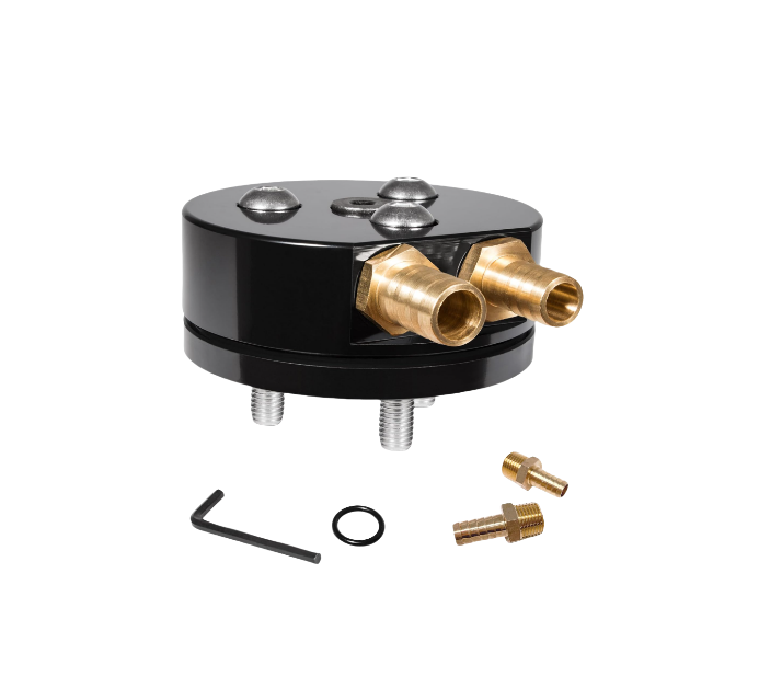 Fuel Tank Sump Kit Dual-Port Integrated Return Compatible with Airdog FASS Cummins Duramax Powerstroke