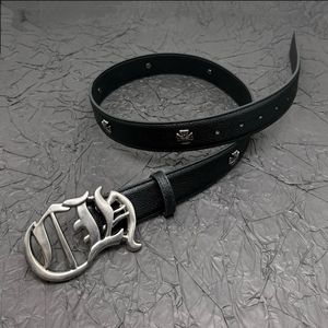 Nuovissimo all'ingrosso Unisex Retro cintura Vintage borchia fibbia di lusso Versatile cintura liscia alla moda <span class=keywords><strong>per</strong></span> gli uomini delle donne America - Product Image 6