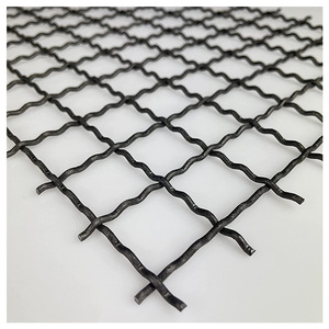 Filets tissés en treillis métallique sur mesure pour concasseurs, machines minières, filtres vibrants, filtres à <span class=keywords><strong>sable</strong></span>, filets miniers de type maille, noirs - Product Image 6