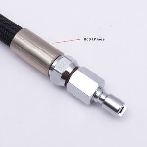 Standard low-pressure quick-disconnect male fitting with 8/3-24 female thread, for BCD on <b>regulator</b> first stage. - Product Image 5