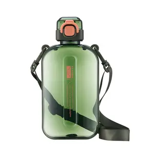 Tiktok Hot 750ml mode Simple grande bouteille d'eau de Sport de motivation Portable créatif enfants bouteille d'eau avec ligne d'échelle