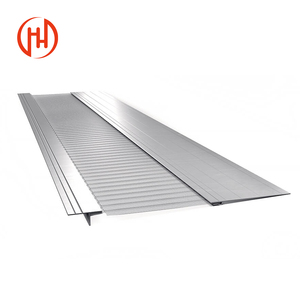 Canaleta de Lluvia de Aluminio Anodizado Color Plata, Protector de Canaleta de Lluvia de Aluminio, Cubierta de Drenaje de Agua para Techo - Product Image 5