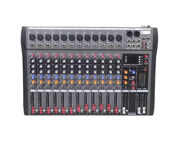 Professional 16 Channel  High Fidelity Powered Digital Sound Audio Mixer With Bluetooth for DJ and Other Use