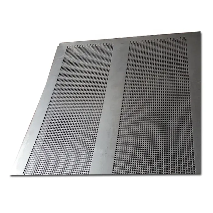 Porte d'armoire de couverture de grille de ventilation rectangulaire en acier inoxydable en aluminium blanc personnalisé