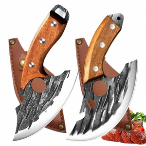 حلقة صغيرة منحنية احترافية من الفولاذ المقاوم للصدأ لجيب اللحم Cleaver حلقة محمولة Viking للاستخدام في المطبخ - Product Image 2