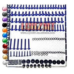 Kit de tornillos de carenado de acero inoxidable para <span class=keywords><strong>KAWASAKI</strong></span> NINJA ZX636 <span class=keywords><strong>ZX</strong></span> 6R ZX6R <span class=keywords><strong>ZX</strong></span>-6R 09 <span class=keywords><strong>10</strong></span> 11 12 <span class=keywords><strong>2009</strong></span> 2010 2011 2012, tuercas de carrocería - Product Image 1