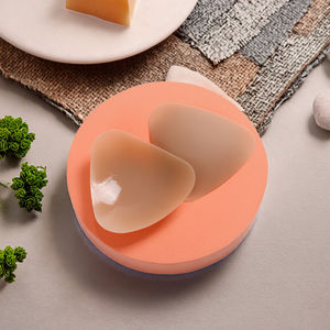 Tweeformaat Siliconen Tepelhoes Driehoes Ontwerp Zelfklevend Onzichtbaar Huidskleur Ondoorzichtig Aanklevend Ondergoed Accessoire - Product Image 3