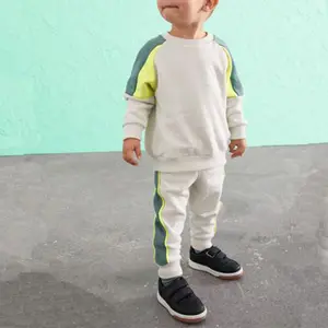 Sudadera con capucha con logotipo personalizado para niños, pantalones de chándal con cordón, conjunto de dos piezas para trotar, novedad de 2022