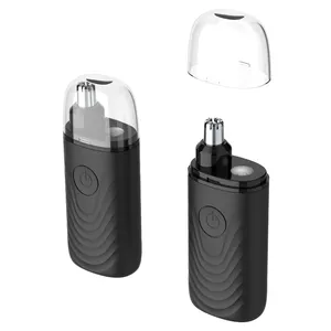 Ohren- und Nasehaar-Trimmer mit LED-Anzeige für Herren und Damen, schmerzfreier wiederaufladbarer USB-Ohrenbrauen- und Gesichts- und Nasehaar-Trimmer Clipper