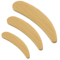 Emballage en bambou Mini bol et cuillère en bambou pour cosmétique