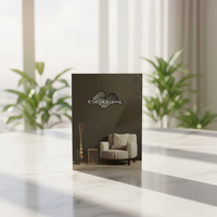 Dossiers de présentation professionnels en carton Fangda, impression personnalisée du logo, pochettes, finition brillante/mate