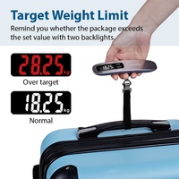 Balances à bagages numériques, balances de voyage portables électroniques avec écran LCD