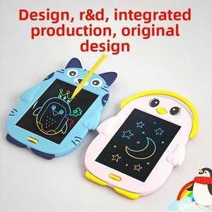 Tablette d'écriture électronique effaçable pour enfants, 8,5 pouces, motif chiot/chat mignon, en ABS, tableau noir de <span class=keywords><strong>dessin</strong></span> - Product Image 5