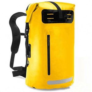 Sac à dos multifonctionnel personnalisé de grande capacité 35L en PVC pour kayak, randonnée, sac étanche - Product Image 1