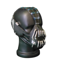 Máscara Facial de Cosplay de Black Bane, Réplica de Casco Suave de PVC, Accesorio de Disfraz de Halloween para Adultos